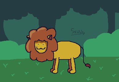 A lion... maybe